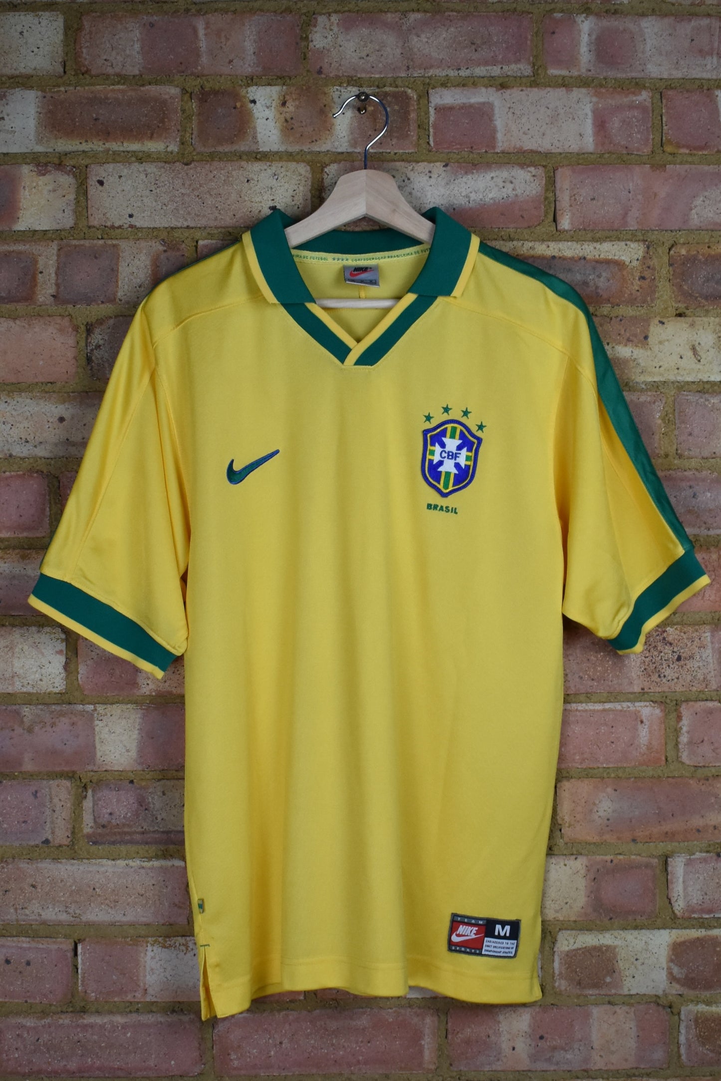 1997 Brazil home shirt - M