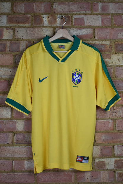 1997 Brazil home shirt - M