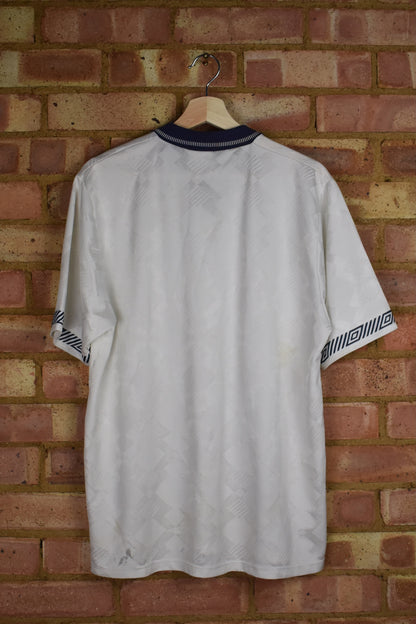 1990 England home shirt - L