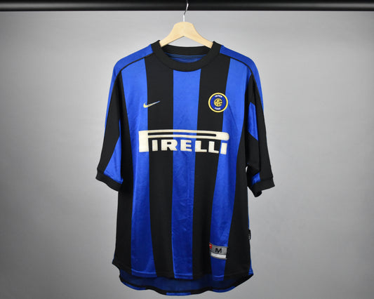 1999/00 Inter Milan Home shirt (#1+8 ZAMORANO) - M