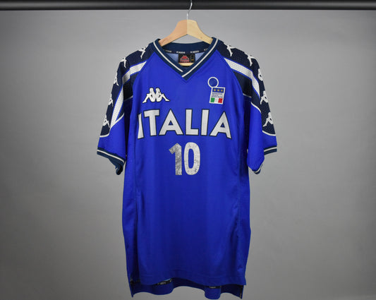 2000/01 Italy #10 *PLAYER ISSUE* training top - L