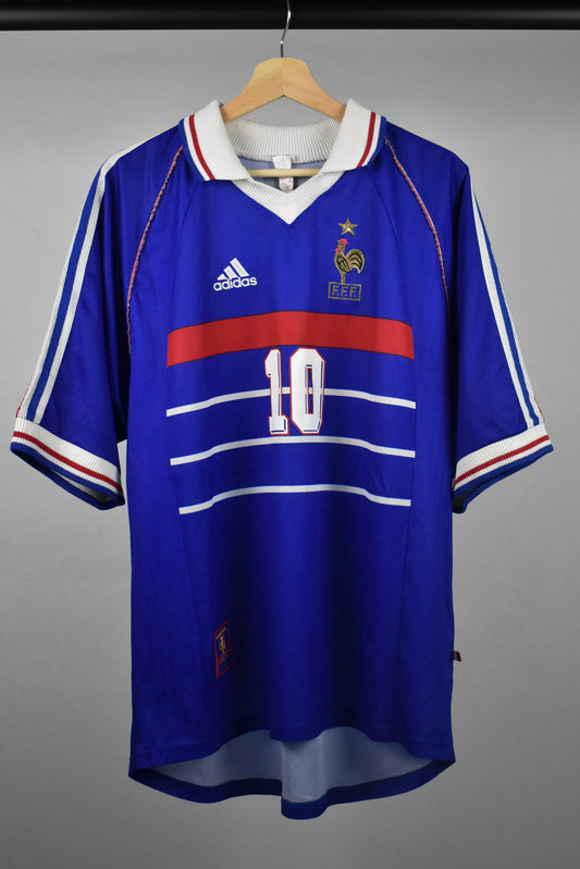 1998/99 France home shirt #10 - L