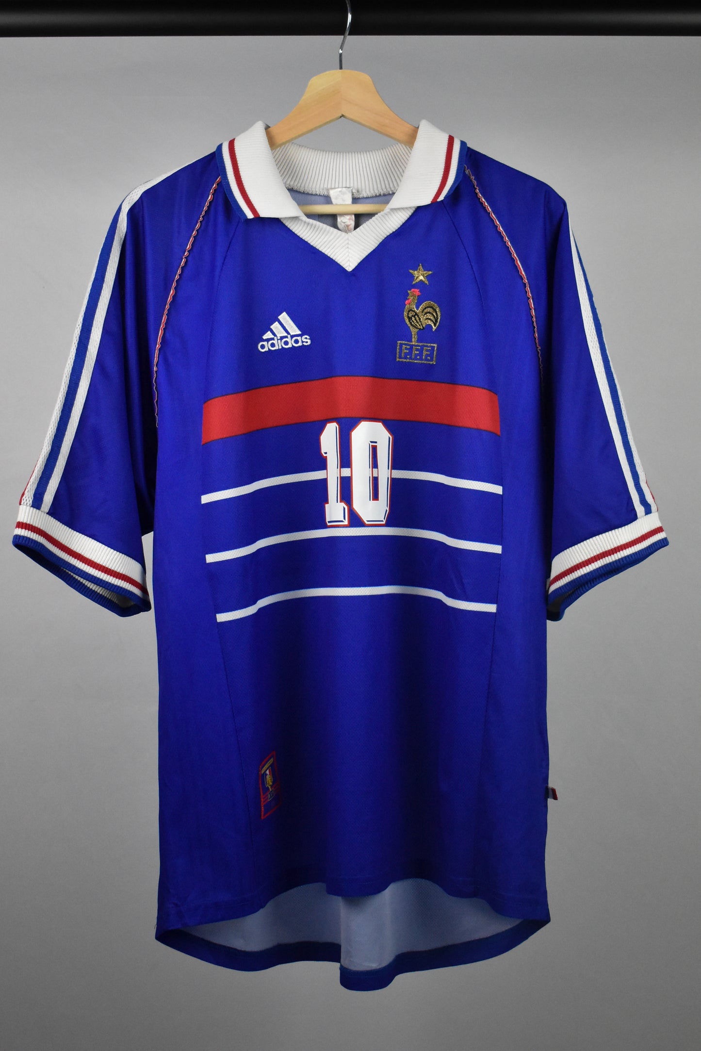1998/99 France home shirt #10 - L
