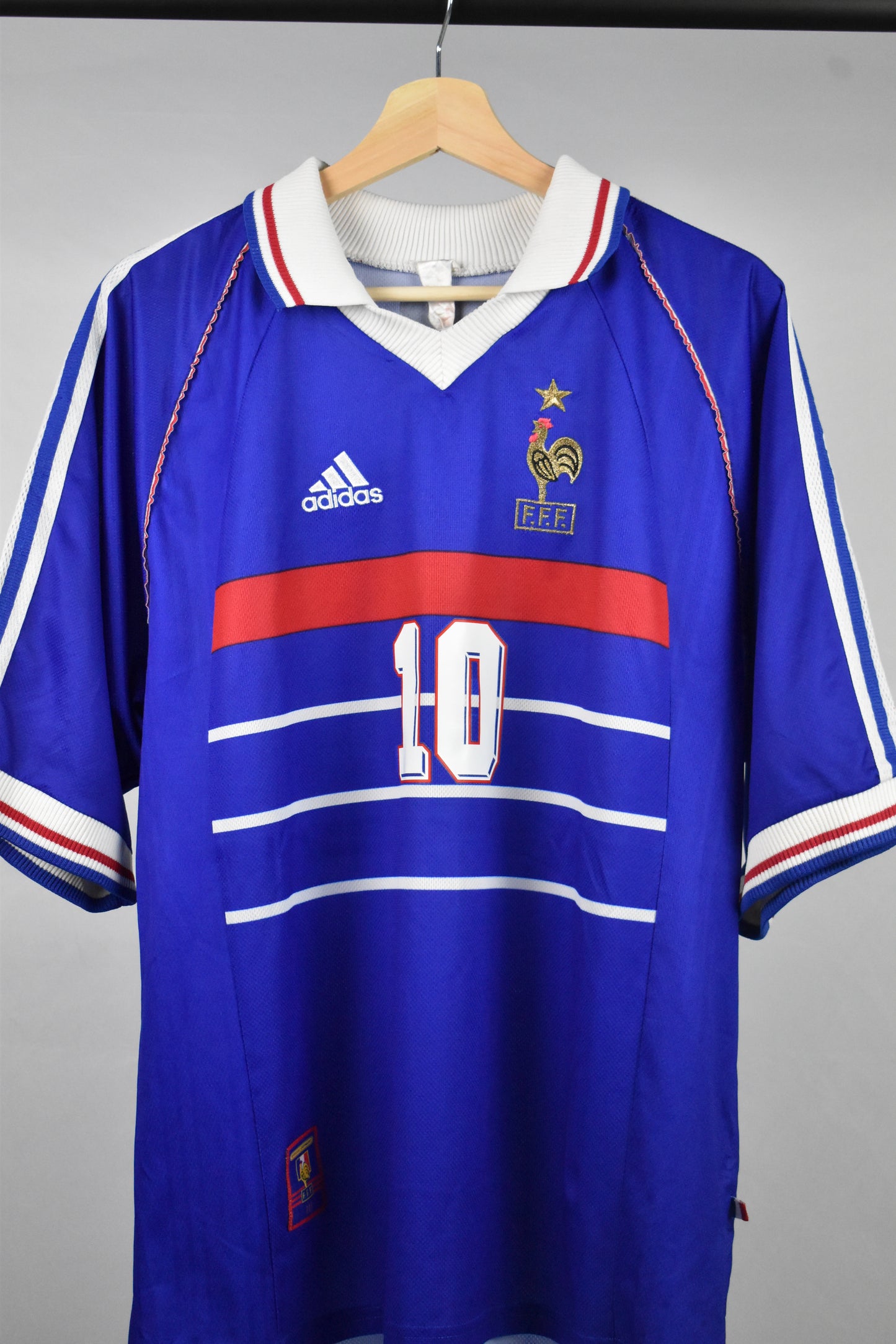 1998/99 France home shirt #10 - L