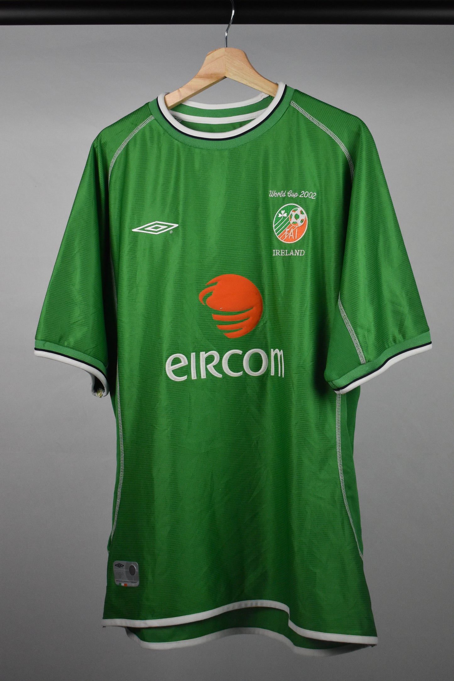 2002 Ireland home shirt - XL