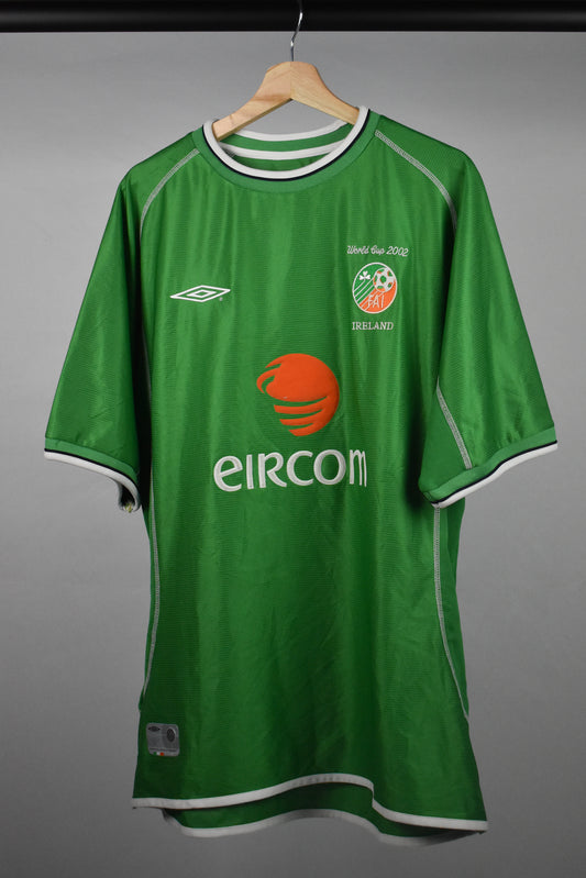 2002 Ireland home shirt - XL