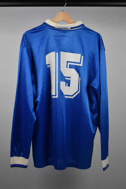 1994-96 Brazil away shirt *MATCH ISSUE #15* (MARCIO SANTOS) - L