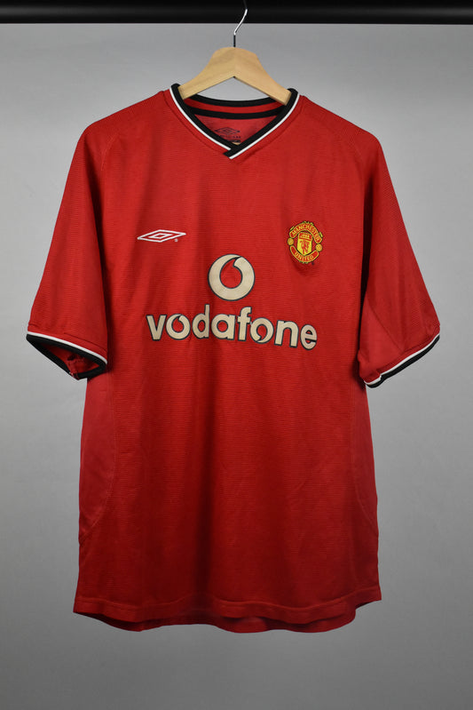 2000/01 Manchester United home shirt - M