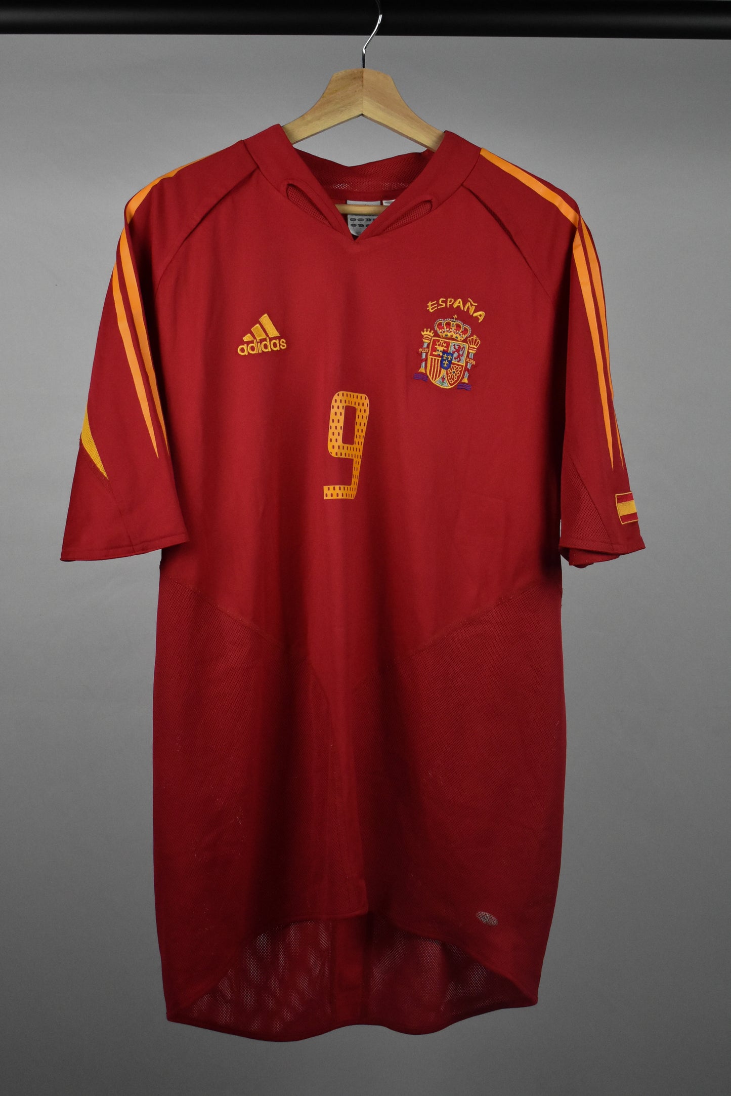 2004 Spain home shirt *TORRES #9* - L