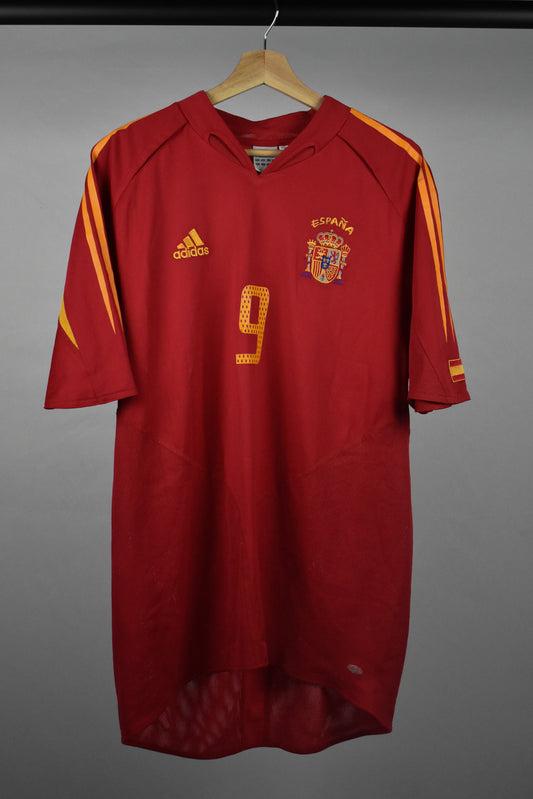 2004 Spain home shirt *TORRES #9* - L
