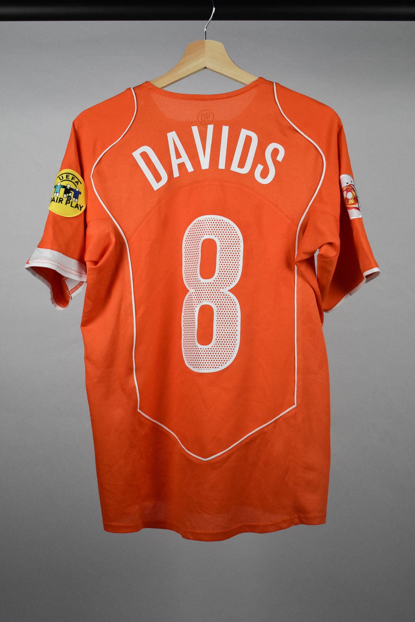 2004 Netherlands home shirt *DAVIDS #8* - S