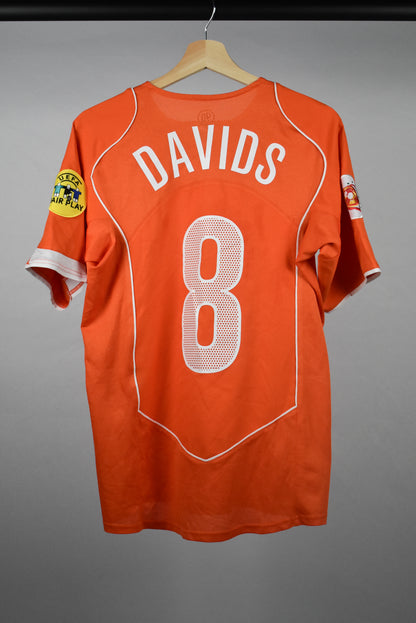 2004 Netherlands home shirt *DAVIDS #8* - S