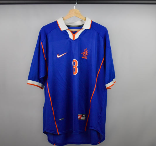 1998-00 Netherlands away shirt (BERGKAMP #8)-XL