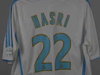 2006/07 Marseille home shirt (NASRI #22)-L