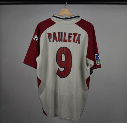 2003/04 PSG away shirt (#9 PAULETA)-L
