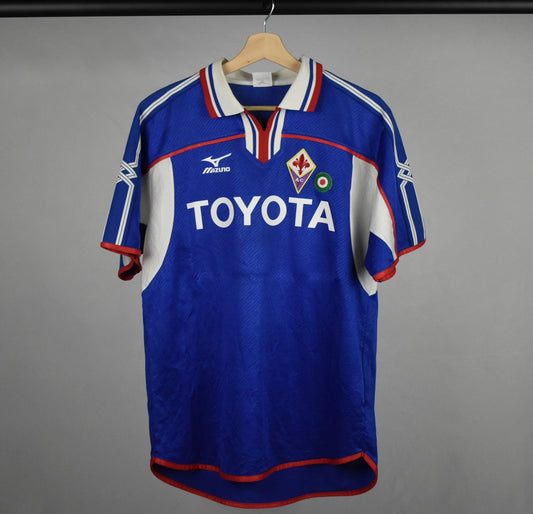 2001/02 Fiorentina home shirt (#90 ADRIANO)-L