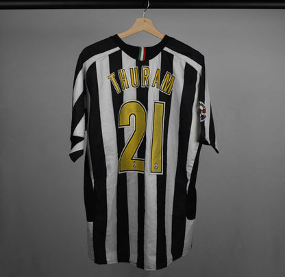 2005/06 Juventus home shirt (#21 THURAM)-XL