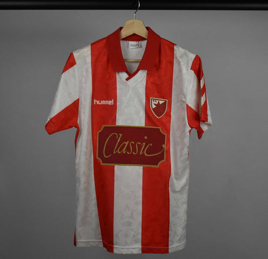 1992/93 Red Star Belgrade home shirt-L