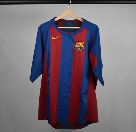 2004/05 Barcelona home shirt (#30 MESSI)-XL