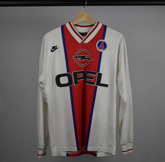 1995/96 PSG away shirt *PLAYER ISSUE*-S