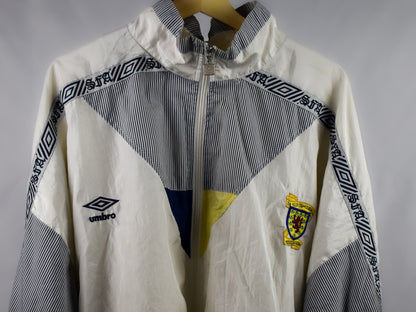 1990-92 Scotland training jacket-L